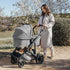 Romer Juni & Tura Travel System, Infant Car Seat & Stroller Set With Versa Base — Pearl
