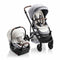 Romer Juni & Tura Travel System, Infant Car Seat & Stroller Set With Versa Base — Pearl
