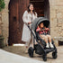 Romer Juni & Tura Travel System, Infant Car Seat & Stroller Set With Versa Base — Peppercorn