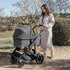 Romer Juni & Tura Travel System, Infant Car Seat & Stroller Set With Versa Base — Peppercorn