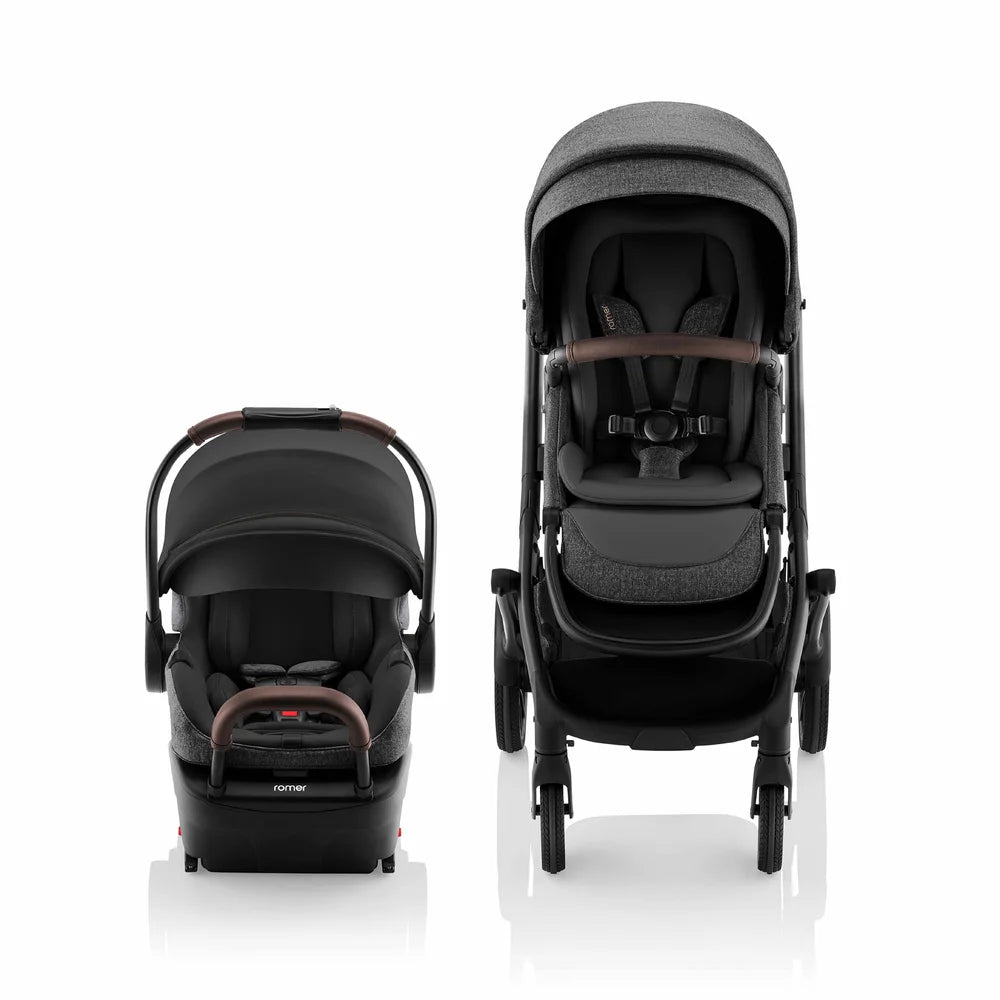 Romer Juni Infant Car Seat + Tura Stroller Travel System
