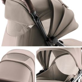 Romer Lani Ultra-Compact Travel Stroller, Lightweight Design With Seawool Fabric, Truffle