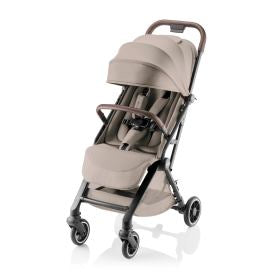 Romer Lani Ultra-Compact Travel Stroller, Lightweight Design With Seawool Fabric, Truffle