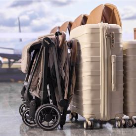 Romer Lani Ultra-Compact Travel Stroller, Lightweight Design With Seawool Fabric, Truffle