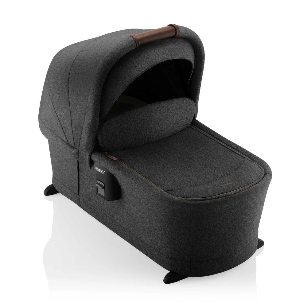 Romer Sera Bassinet for Tura Stroller, Portable Baby Bassinet, Peppercorn