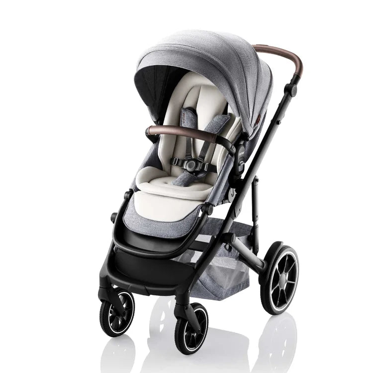 Romer Tura Stroller, Portable Toddler and Baby Stroller, Pearl