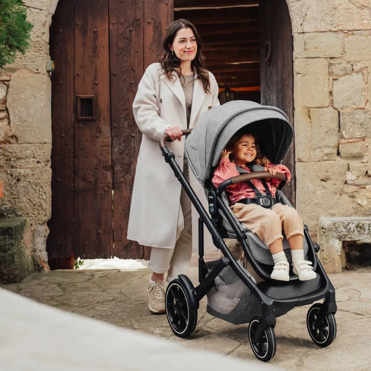 Romer Tura Stroller, Portable Toddler and Baby Stroller, Pearl