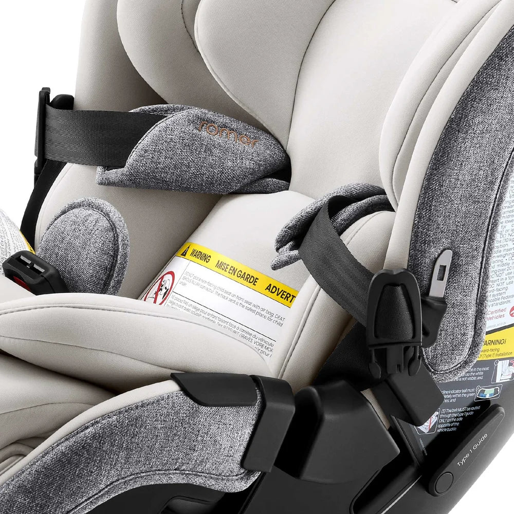 Romer Veni Convertible Car Seat, Two-Stage Car Seat with Slim 17” Design and SecureLoc, Pearl