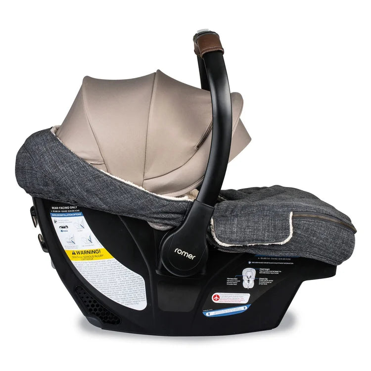 Romer Winter Cover for Juni Infant Car Seat, Peppercorn