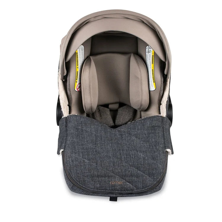 Romer Winter Cover for Juni Infant Car Seat, Peppercorn