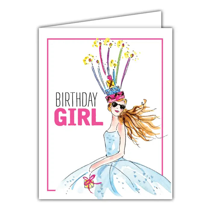 Rosanne Beck Card - Birthday Girl Fashionista