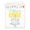 Rosanne Beck Card - Celebrating the Big One Cake with Banner