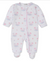 Rosy Tea Time Bears Zip Footie, Pink