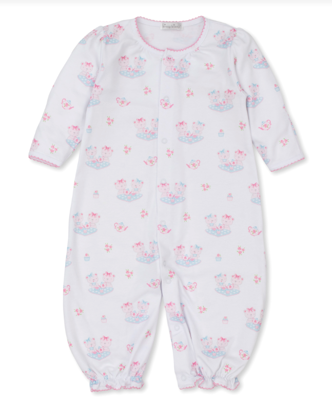Rosy Tea Time Bears Convertible Gown