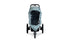 Jogging stroller with rain cover.