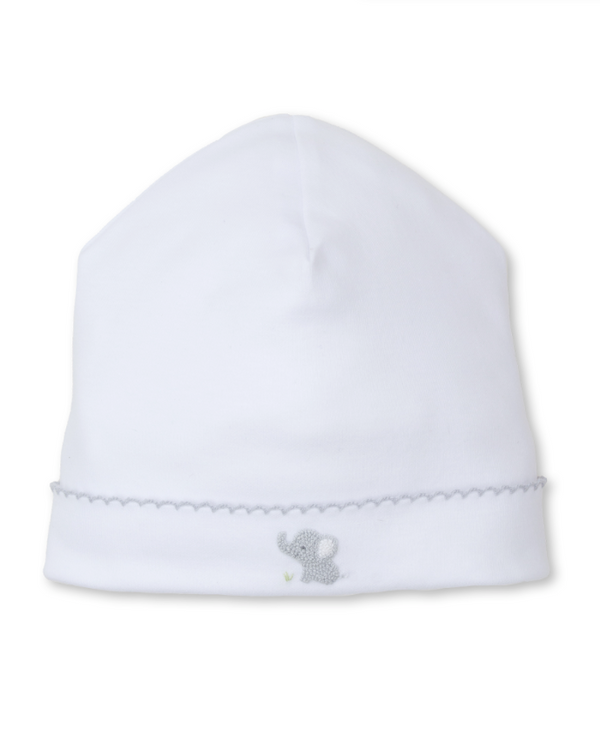 SCE Jungle Mates Hat with Hand Emb, White Silver