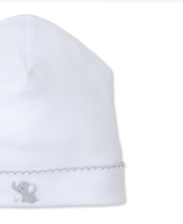 SCE Jungle Mates Hat with Hand Emb, White Silver