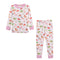 Baby Club Chic Tiny Santa's Treats - Pink Printed Pima Kid Set