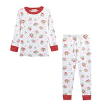 Baby Club Chic Mistletoe Kisses Printed Pima Kid Set