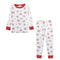Baby Club Chic Mistletoe Kisses Printed Pima Kid Set