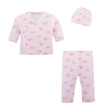 Baby Club Chic Tiny Bunch of Roses Take Me Home with Hat Set