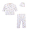 Baby Club Chic Tiny Safari Take Me Home with Hat Set