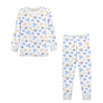 Baby Club Chic Happy Hanukkah Printed Pima Kid Set