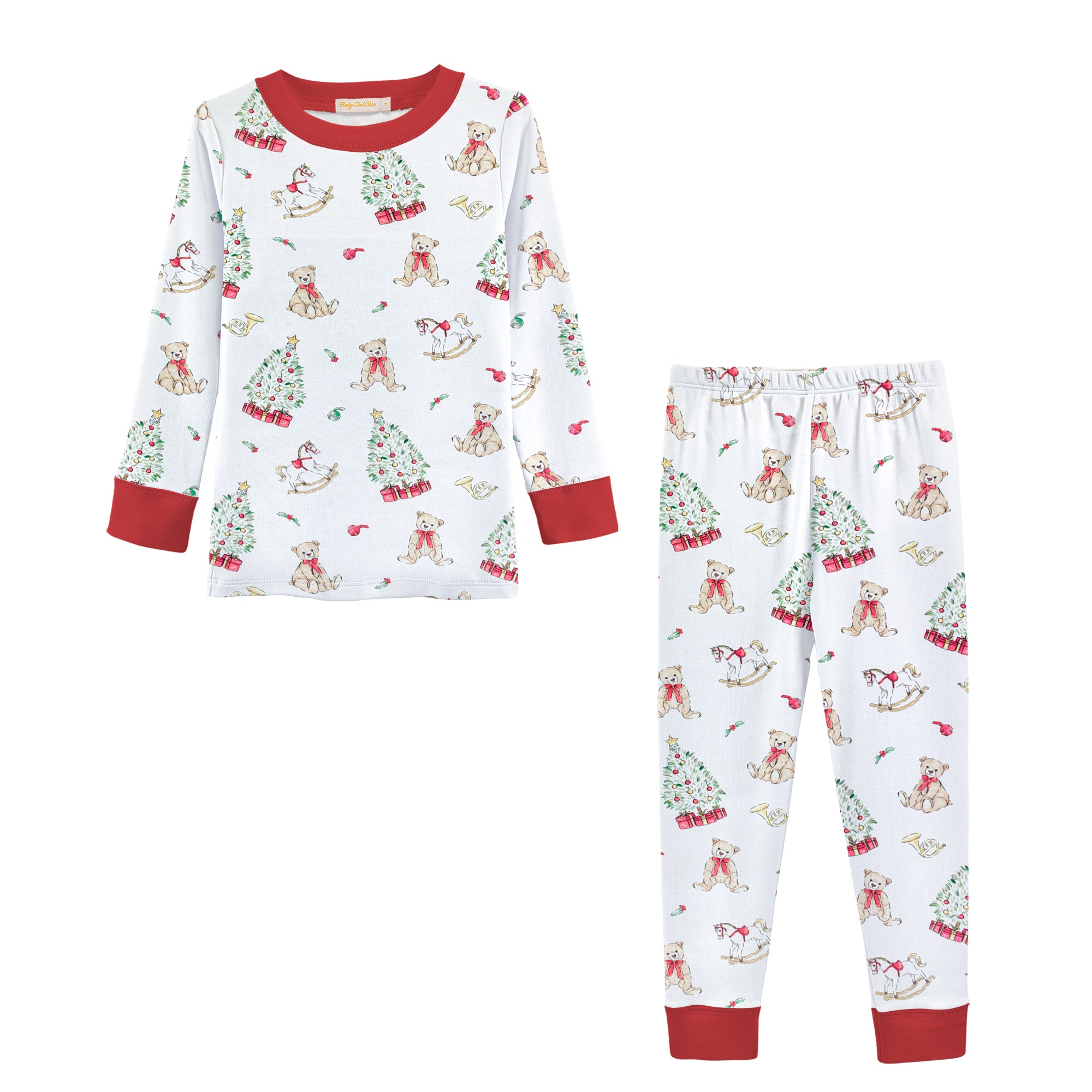 Holiday Time Printed Kid Set