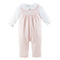 Hearts Overall w/Embroidered Collar Body Set