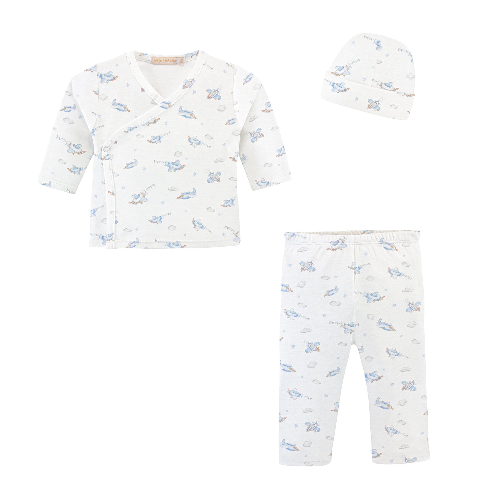 Baby Club Chic Up, Up and Away Take Me Home with Hat Set