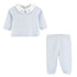 English Knot Rocking Horse Top and Pant Set, Blue