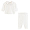 English Knot Rocking Horse Top and Pant Set, White