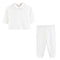 English Knot Roses Top and Pant Set, White