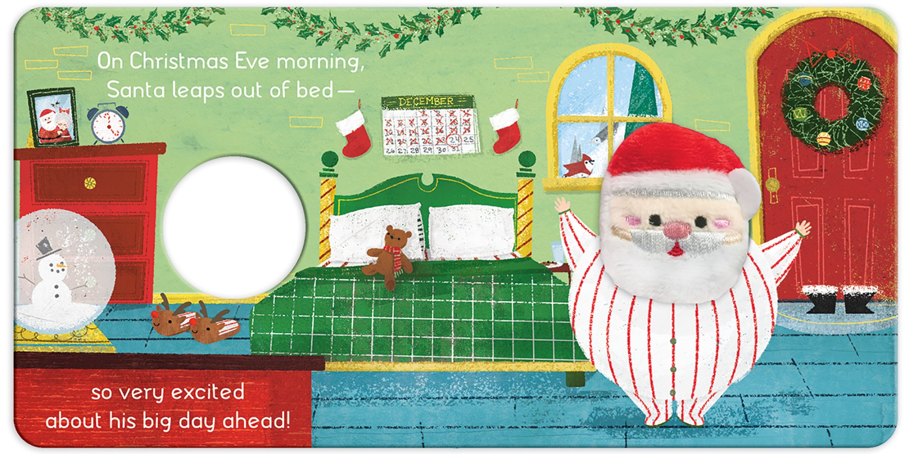 Santa's Big Day Puppet Book