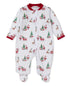 Santa's Sleigh Zipped Footie