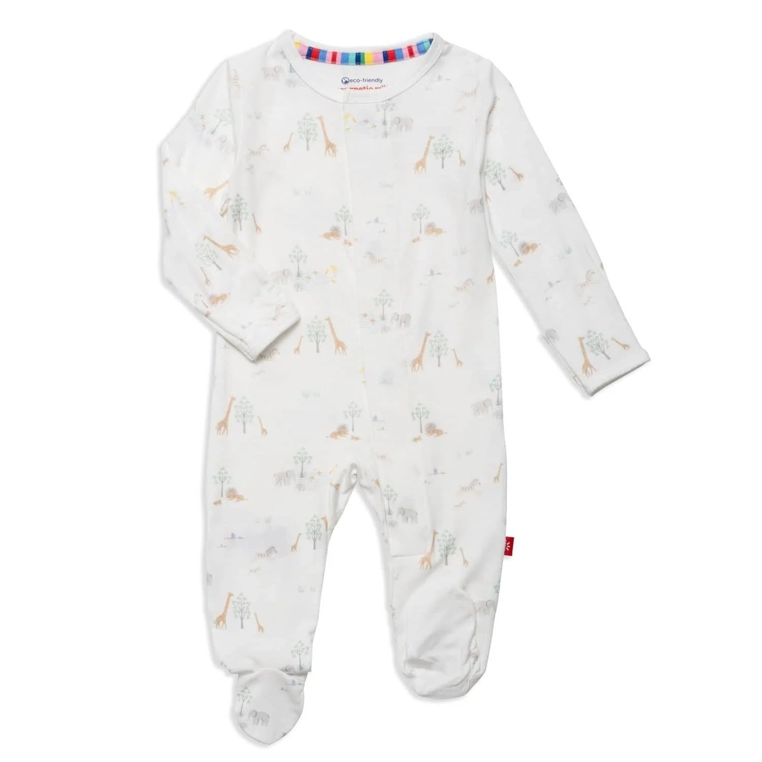 Magnetic Me Serene Safari  Modal Footie, White