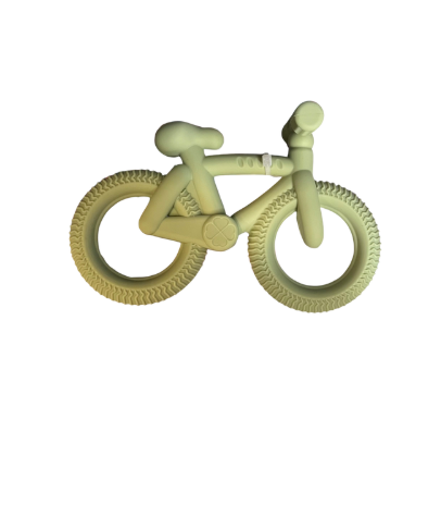 Silicone Bike Teether, Green