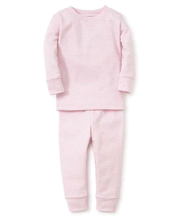 Classic Simple Stripes Pink Pajama Set