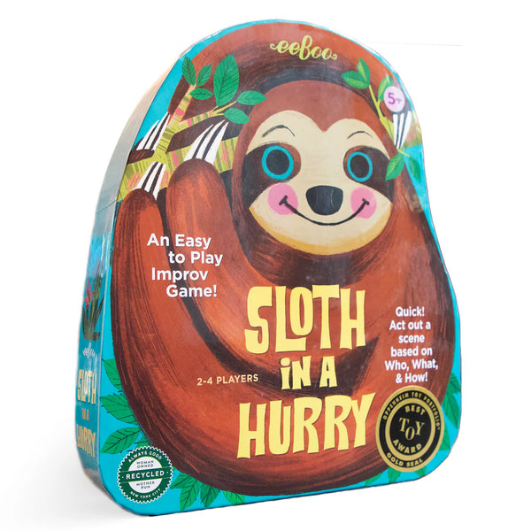 Sloth in a Hurry Shaped Spinner Game