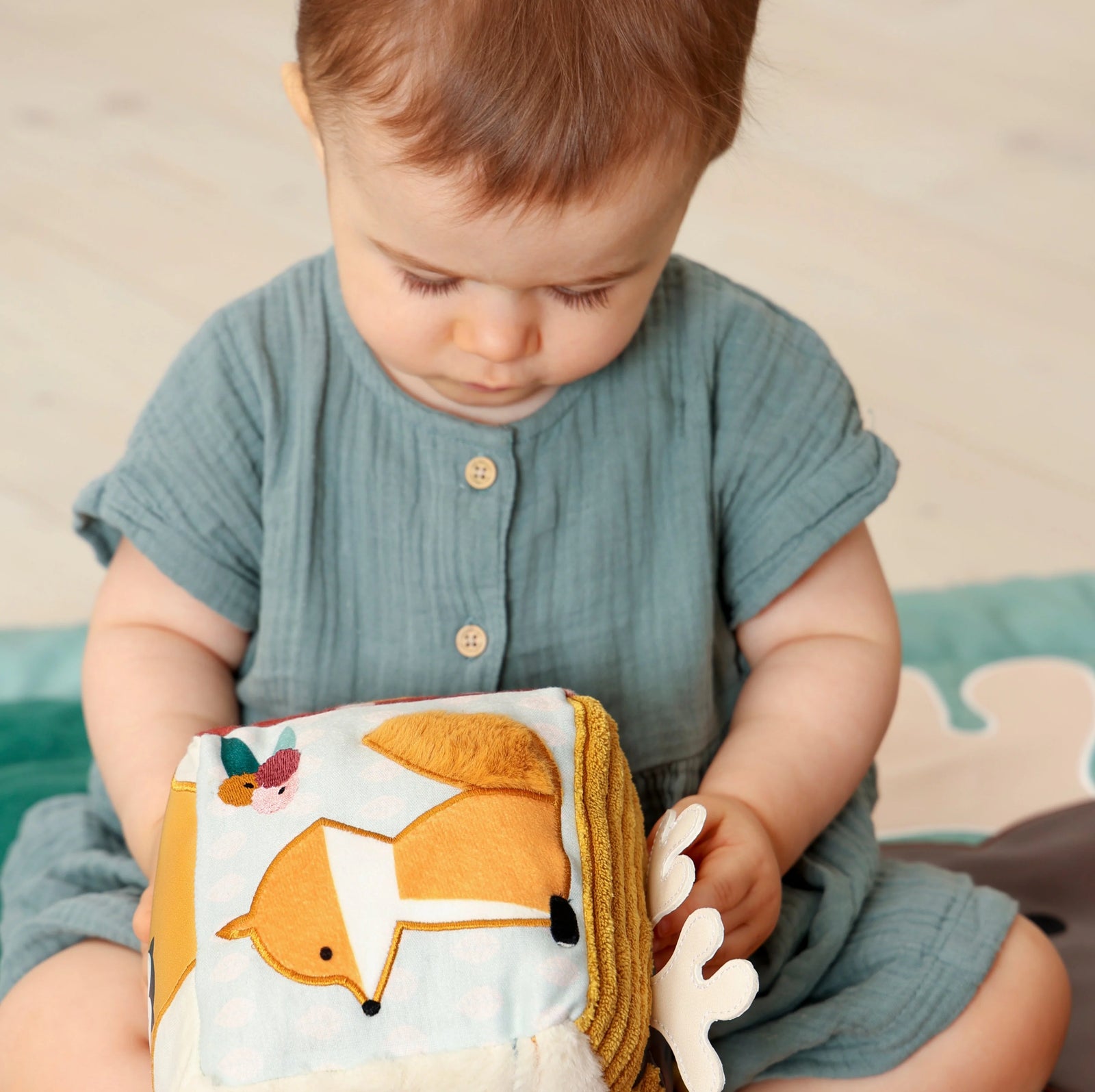 Little Big Friends Soft Activity Cube - Forest