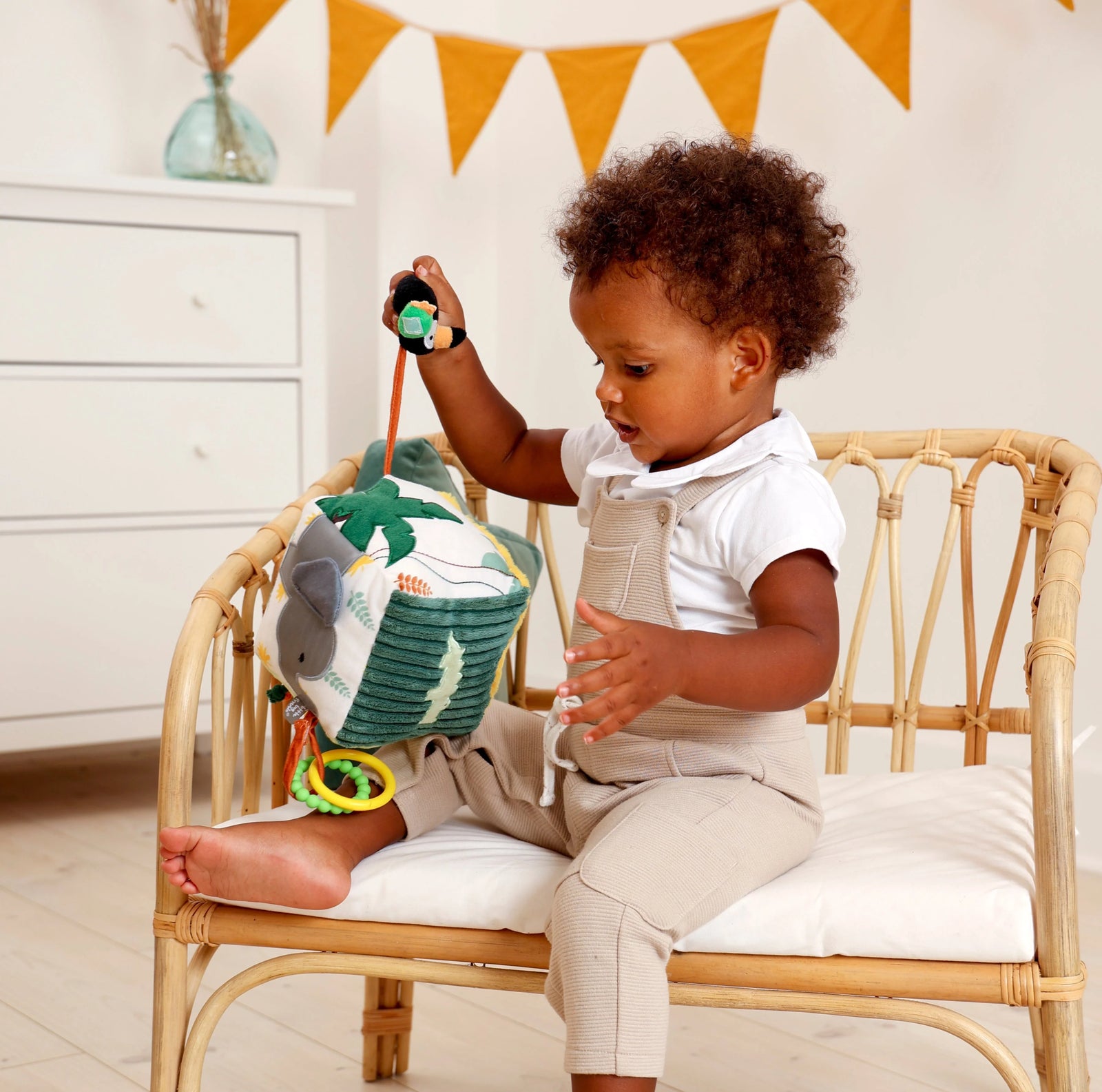 Little Big Friends Soft Activity Cube - Jungle