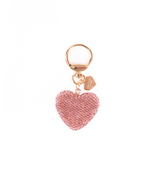 Great Pretenders Sparkling Crystal Heart Bag Charm