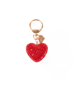 Great Pretenders Sparkling Crystal Heart Bag Charm