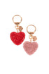 Great Pretenders Sparkling Crystal Heart Bag Charm