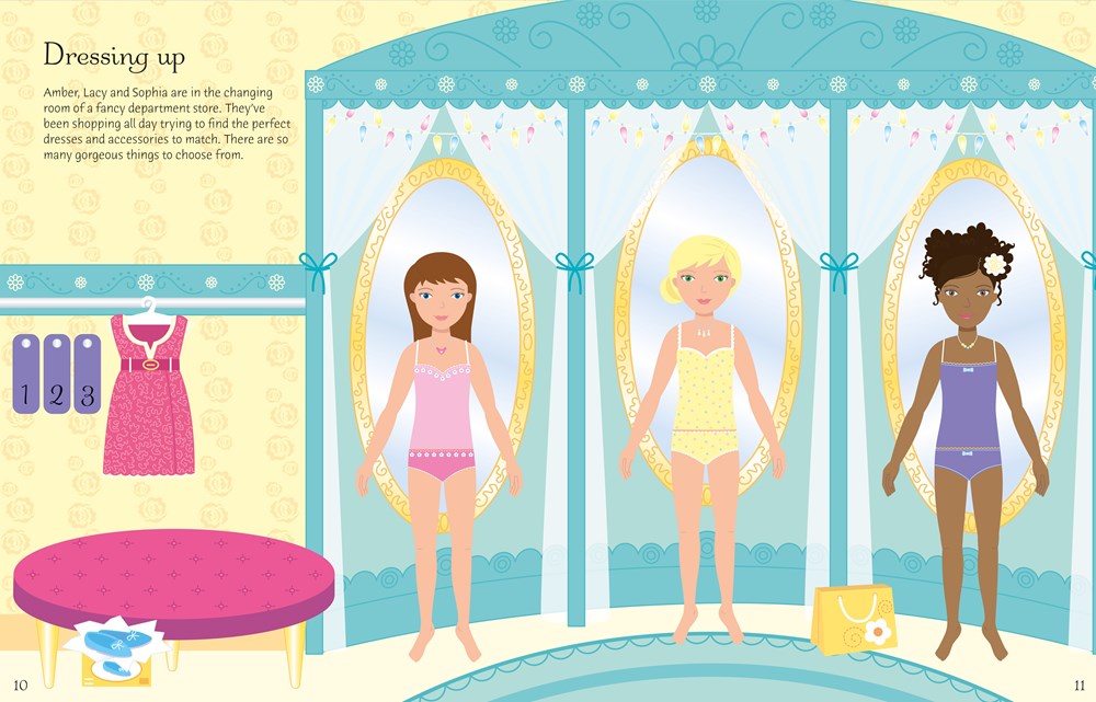Sticker Dolly Dressing Best Friends