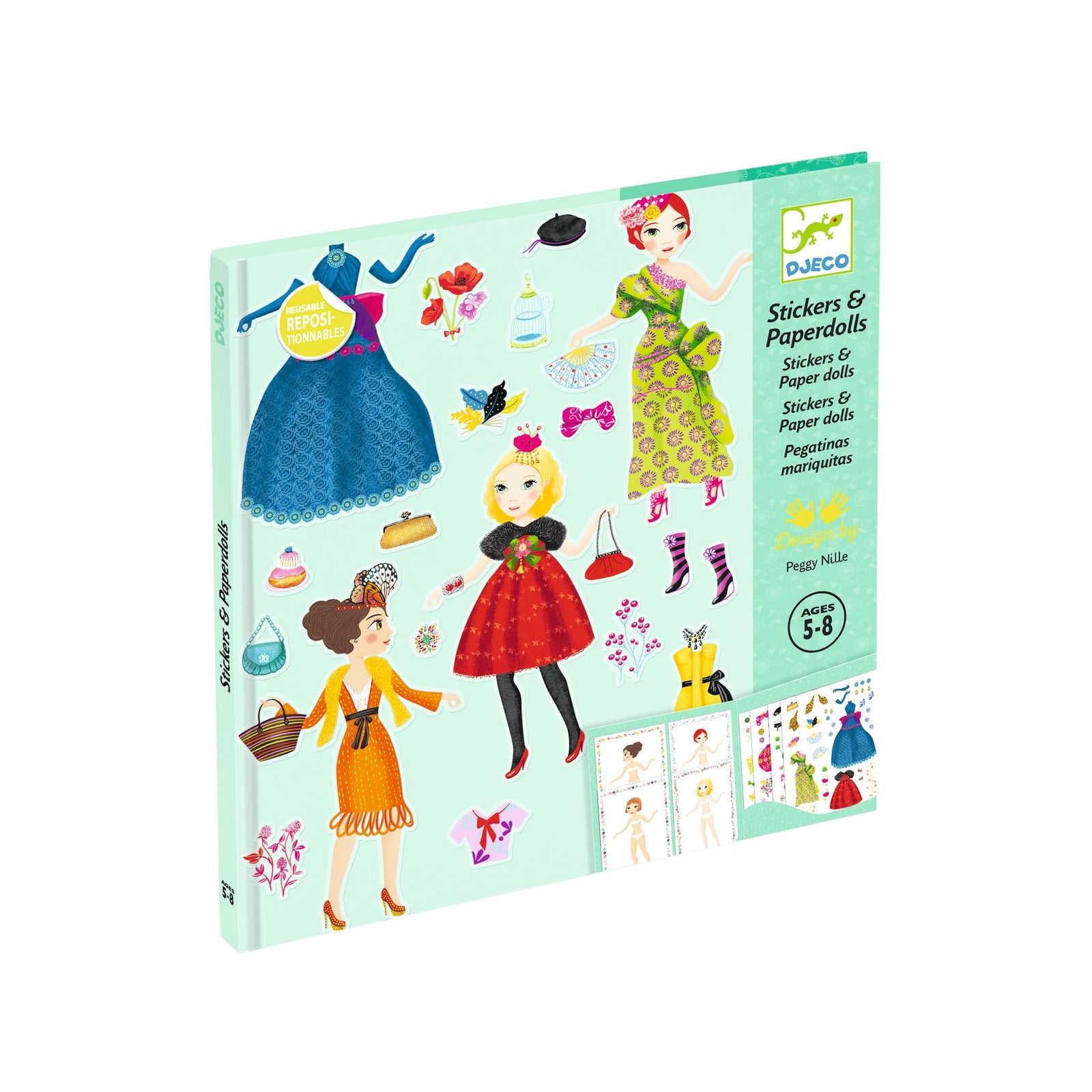 Djeco Stickers & Paperdolls - Massive Fashion