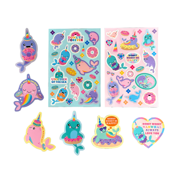 Stickiville Fluffy Cotton Candy Scented Stickers