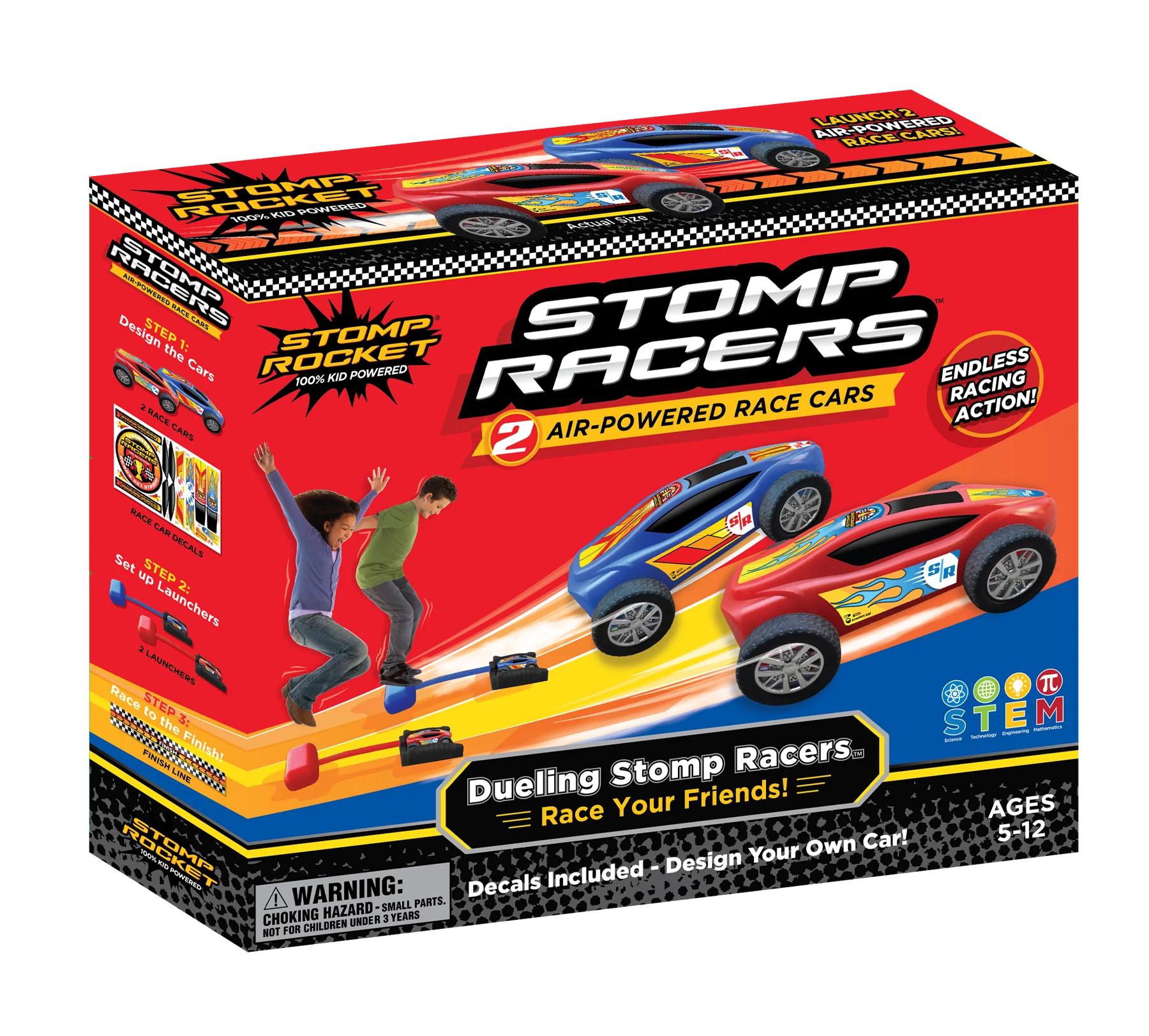 Stomp Rocket® Dueling Stomp Racers™