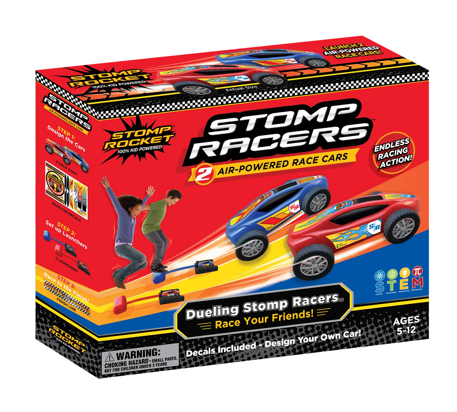 Stomp Rocket® Dueling Stomp Racers™
