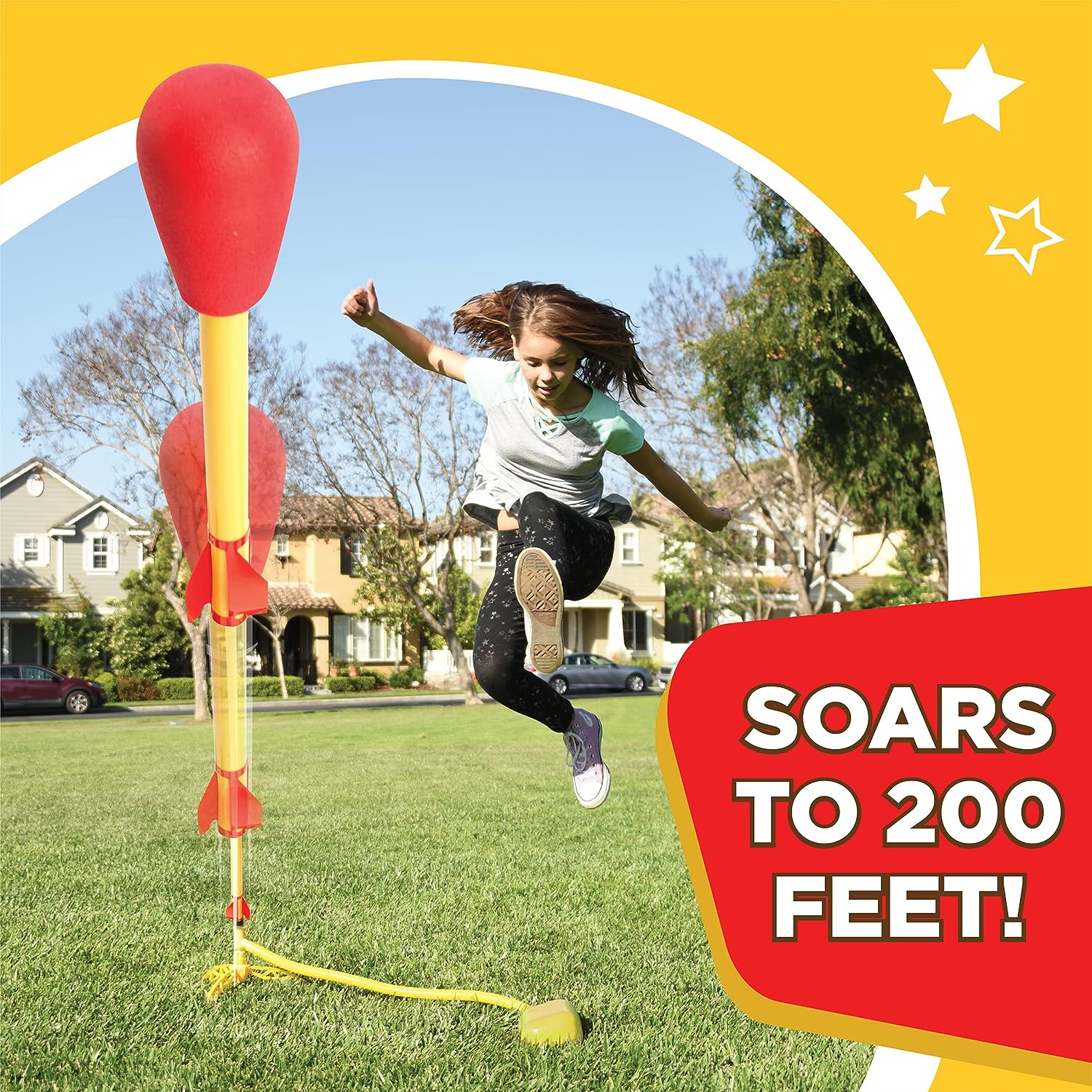 Stomp Rocket® The Original Ultra Rocket Launcher - 6 Rockets!